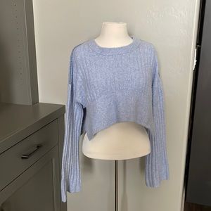 Urban Outfitters cropped bell sleeve sweater